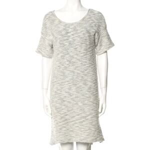Emerson Fry Cream Cotton Boucle Tweed T Shirt Shift Dress M